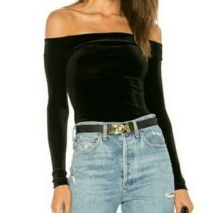 Bailey/44 Wish Come True Green Velvet Top